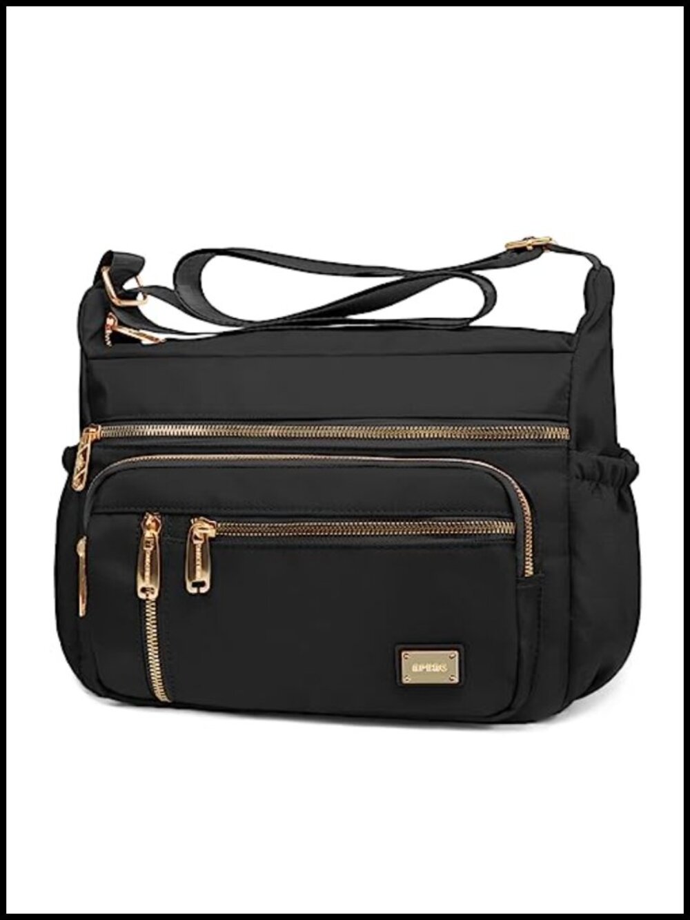 NPBAG Crossbody Bag for Women Waterproof Multi-Pockets Adjustable Strap